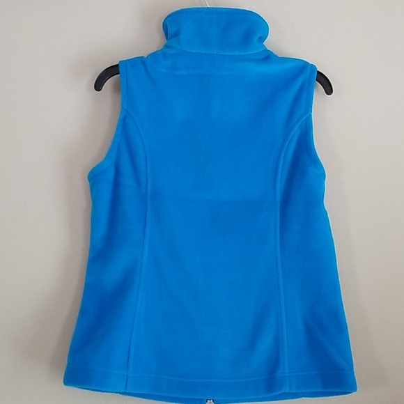 💙HP💙 Columbia Benton Springs Fathom Blue Fleece Vest S - Picture 7 of 10